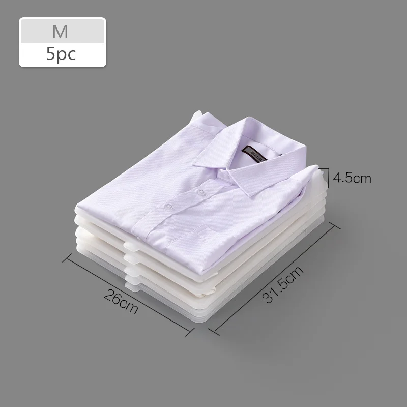 5 шт./компл. набор стеллажей для футболок простой органайзер отделки платья