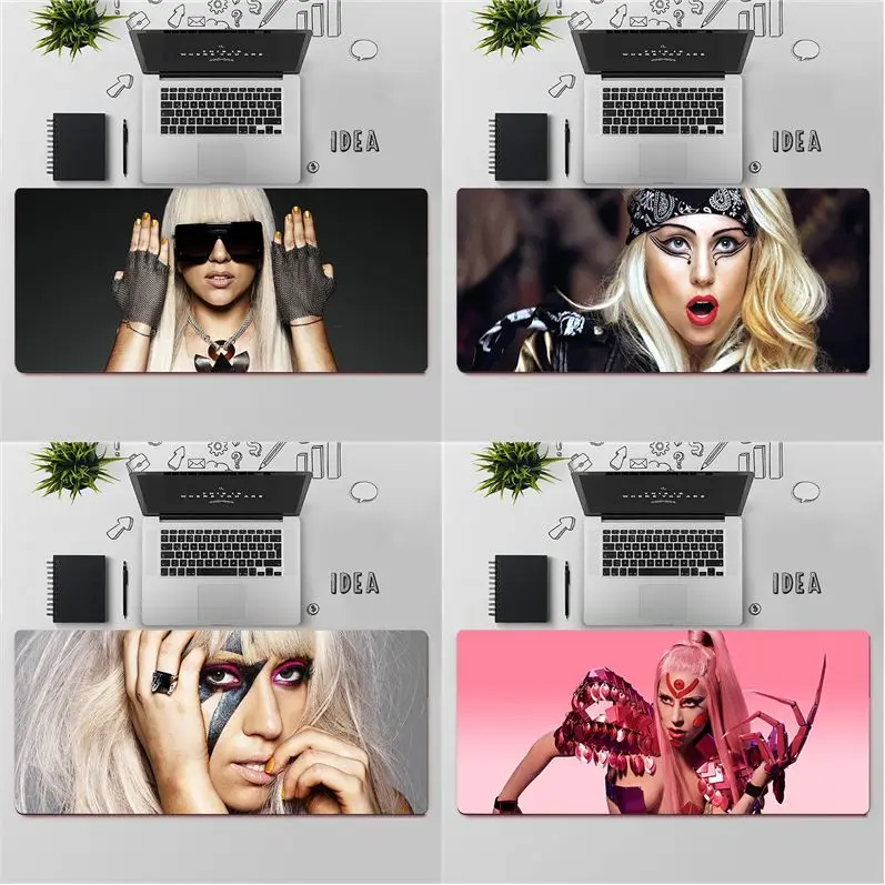 

Maiyaca High Quality Lady Gaga Office Mice Gamer Soft Mouse Pad Free Shipping Large Mouse Pad Keyboards Mat