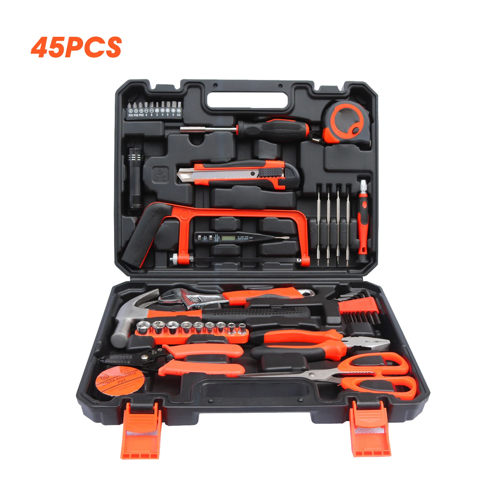 

45 шт., набор инструментов для ремонта дома