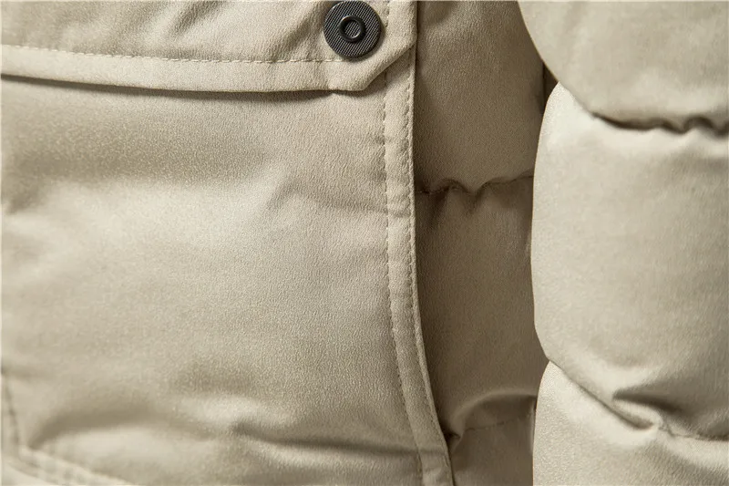 

Parkas Men Winter Jacket 2020 New Turn Down Fur Collar Padded Warm Mens Winter Jackets And Coats Casual Outwear Thicken Jacket