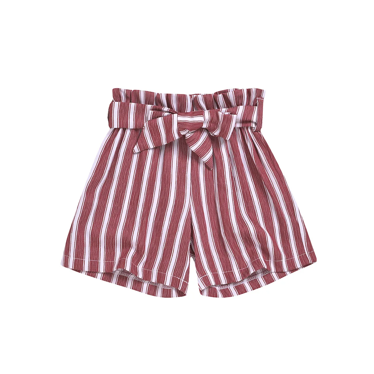 

2020 New Arrival Girls Baby Girls Cotton Shorts Elastic Striped Print Short For Children