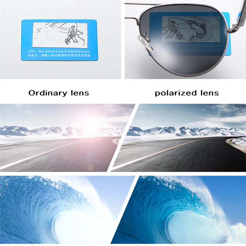 

NO.ONEPAUL polarized square metal sunglasses, 2020 new sunglasses, men's brand driving, UV400, fishing