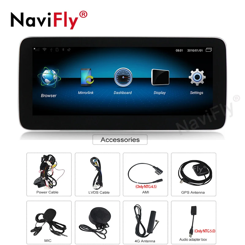 

2021 NEW 8GB+128GB 12.5" Blu-Ray Android Car Multimedia Player for Mercedes Benz A CLA GLA Class W117 W176 X156 NTG 4.5 NTG 5.0