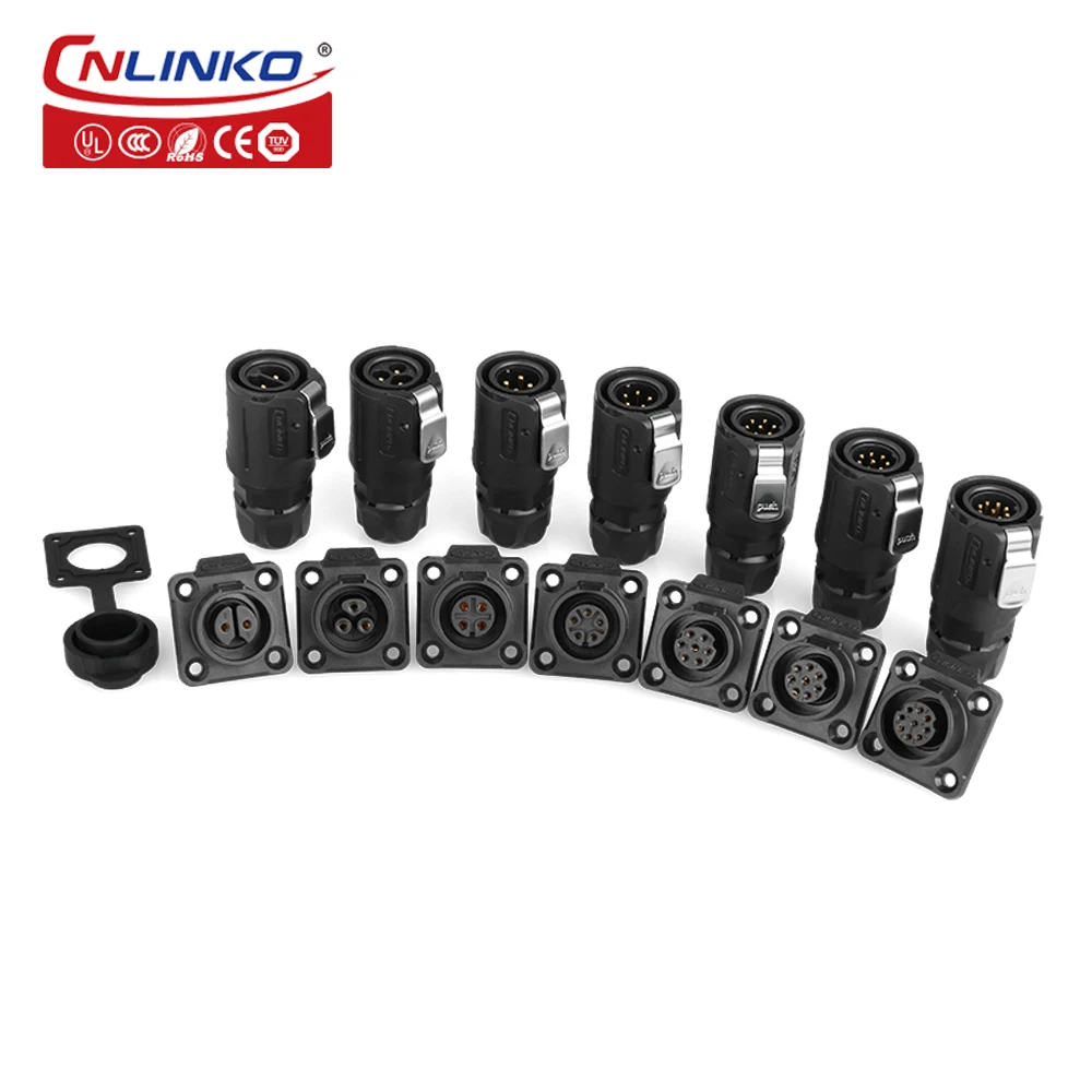 Cnlinko M16 110V AC DC Мощность промышленный электрический разъем 9Pin Панель адаптер