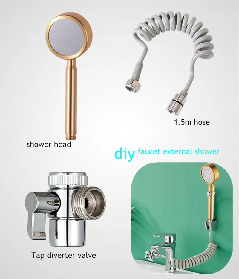 Кухонная раковина для ванной комнаты кран воды внешняя насадка душа сливная