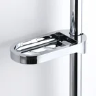 LIUYUE мыльница, хромированные тарелки для мыла из АБС-пластика 25 мм, стеллаж для хранения мыла в ванной комнате, душевой шланг, поставка, мыльница