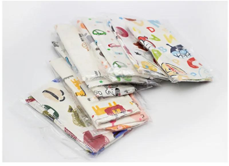 Baberos de algod&oacute;n para beb&eacute;, delantal de alimentaci&oacute;n triangular, bufanda de alimentaci&oacute;n de dibujos animados, cuello, babero, pa&ntilde;o para eructar, pa&ntilde;uelo para Saliva-3