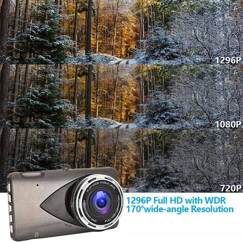 

Ultra-thin ADAS Dash Cam 1296P HD Night Vision Car DVR Camera Dashcam Auto Camera Video Recorder 170 Degree Wide Angle Registrar