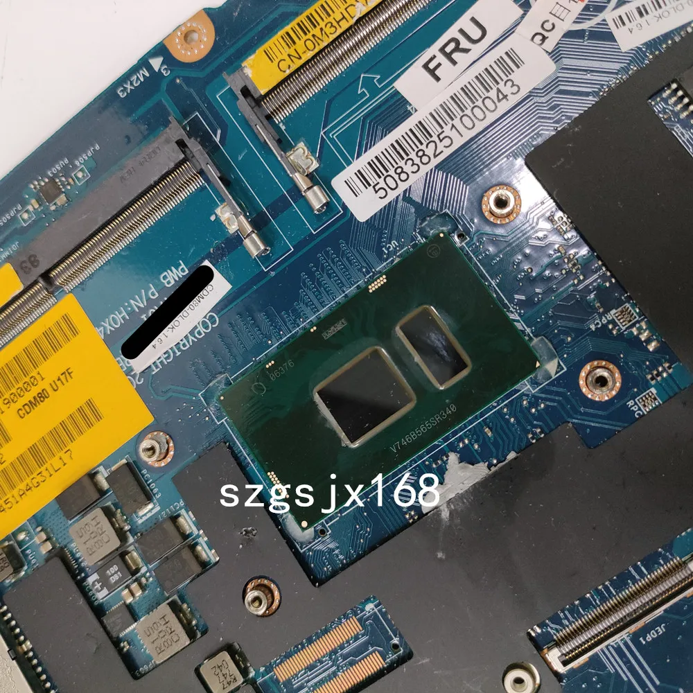 

FOR DELL 5580 Laptop motherboard LA-E091P with SR340 i5-7300U CPU 100% working well