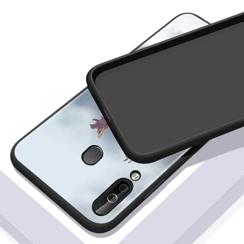 

Cute Animal Deer for Huawei P Smart Z S Plus 2020 2019 Nova 5T 5i 5 4e 4 3i 3e 3 2i Phone Case Bright Black Cover