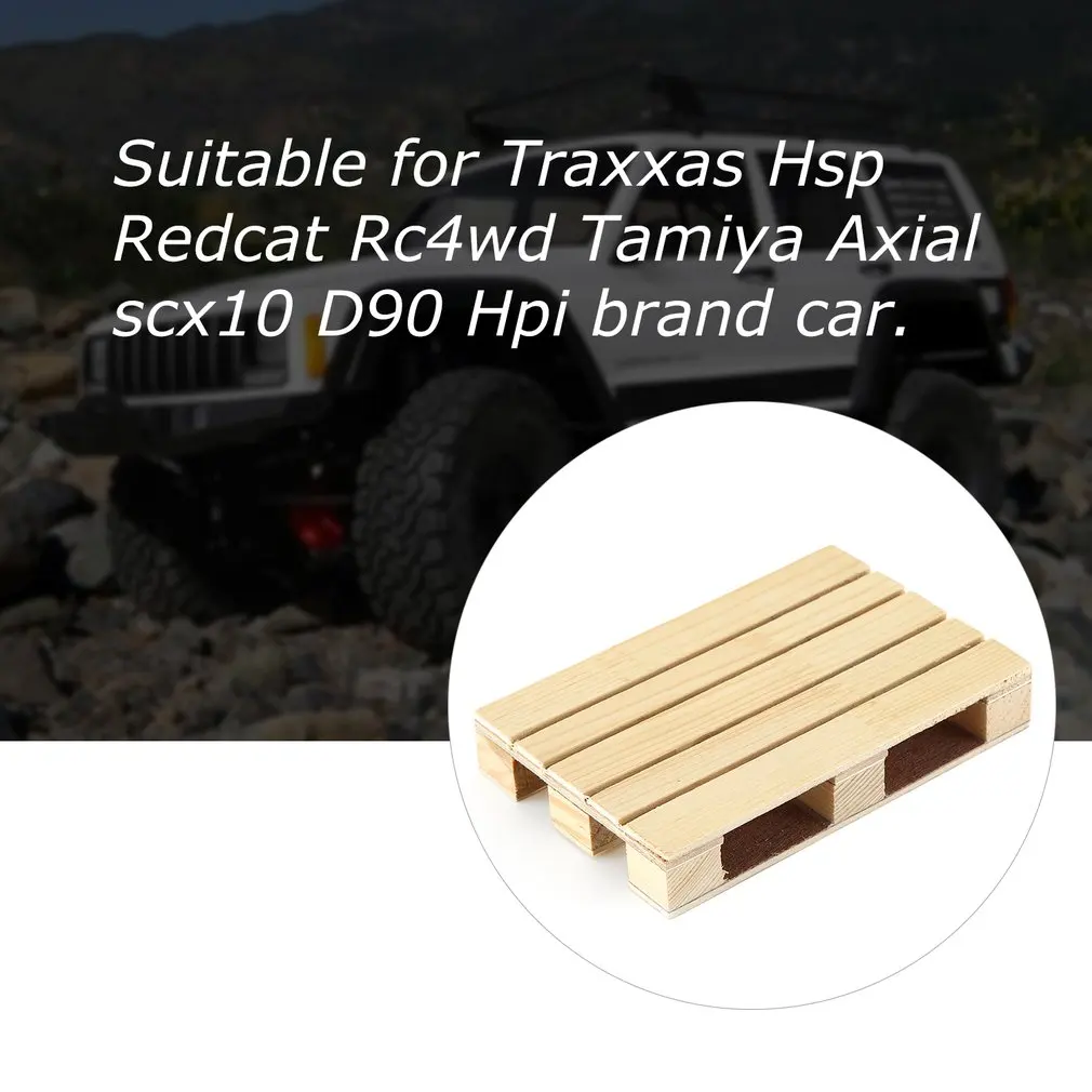 Simulation Storage Pallet For Rc Climbing Car Modified Accessories Wood Material 1/10 Crawler | Игрушки и хобби
