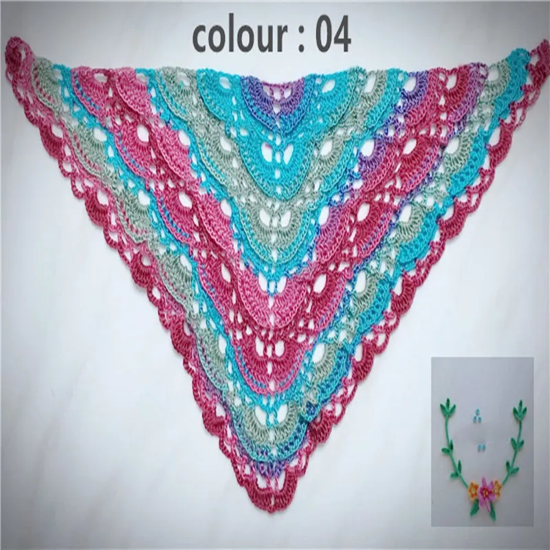 250 г Высококачественная Радужная шерстяная пряжа для вязания свитеров шапок