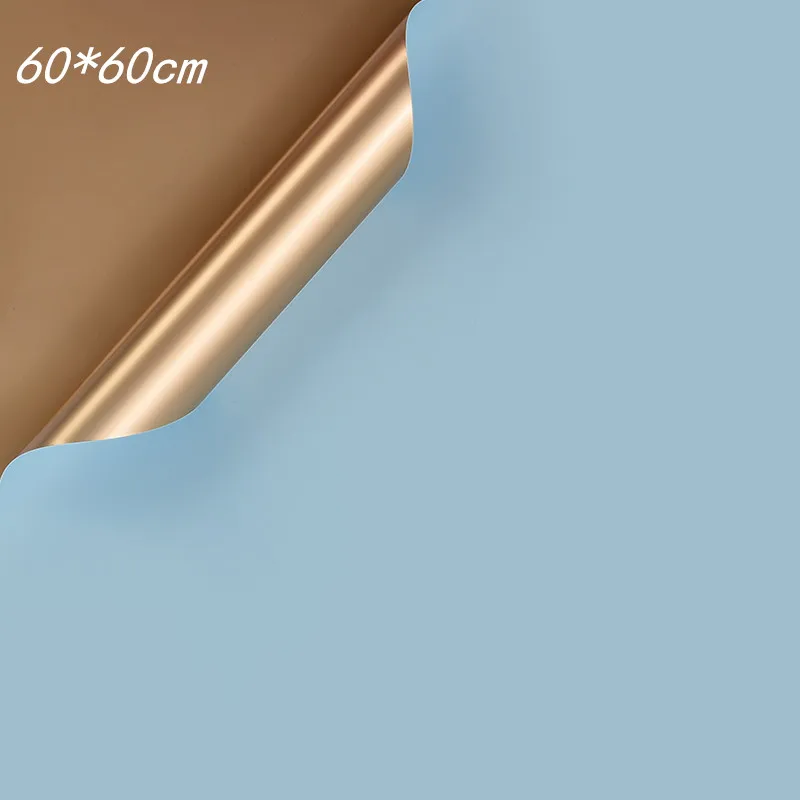 I 20 шт двухсторонняя оберточная бумага для букета 60*60 см Водонепроницаемая оберточная бумага для цветов подарки свадебный макет креативная бумага для цветов - Цвет: I
