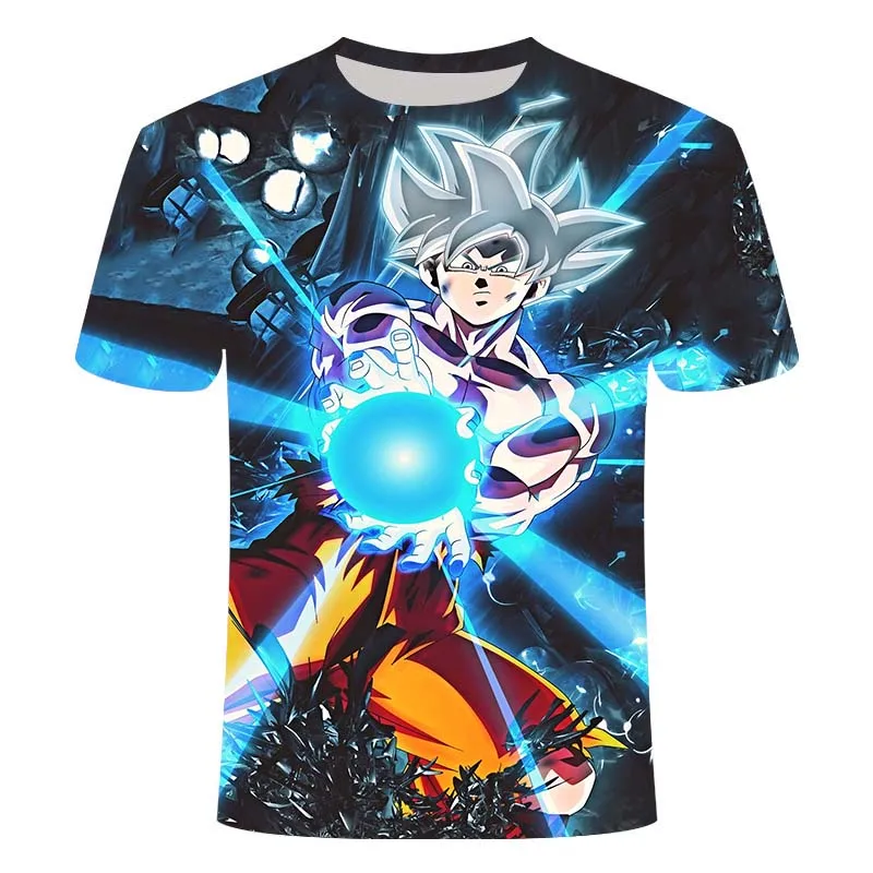 

2021 new boy clothing anime t-shirt summer men's t-shirt 3D fashion top t-shirt men's large size street