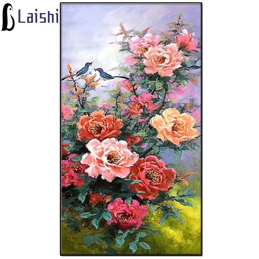 

Алмазная живопись, цветы, птицы, большой размер, полноразмерная, квадратная, круглая, алмазная вышивка, вышивка крестиком, Современная декоративная живопись