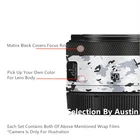 RF50 RF16 наклейка для Canon RF50 F1.8 STM RF16 f2.8 Защита объектива наклейка защита от царапин покрытие обложка чехол