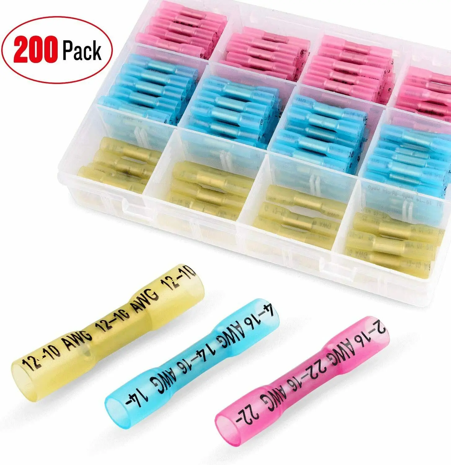 

Водонепроницаемый термоусадочный инструмент, соединители для проводов, стыковые обжимные клеммы для кабеля, электрические морские автомо...