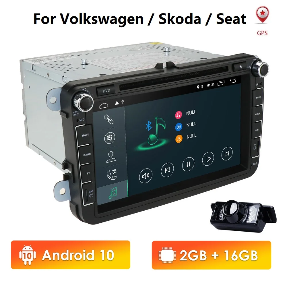 Новинка! Автомобильный GPS навигатор dvd плеер 8 дюймов на Android 10 4G Bluetooth SWC DAB для