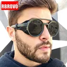 Солнцезащитные очки RBROVO в стиле панк для мужчин и женщин, роскошные брендовые дизайнерские винтажные солнечные очки, 2021