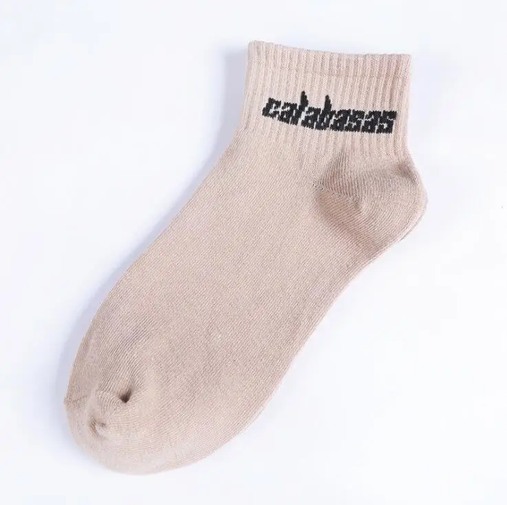 11 1 пара стильных носков calabasas fun хип-хоп скейтборд Kanye West popsocket унисекс спортивные хлопковые носки - Цвет: 11