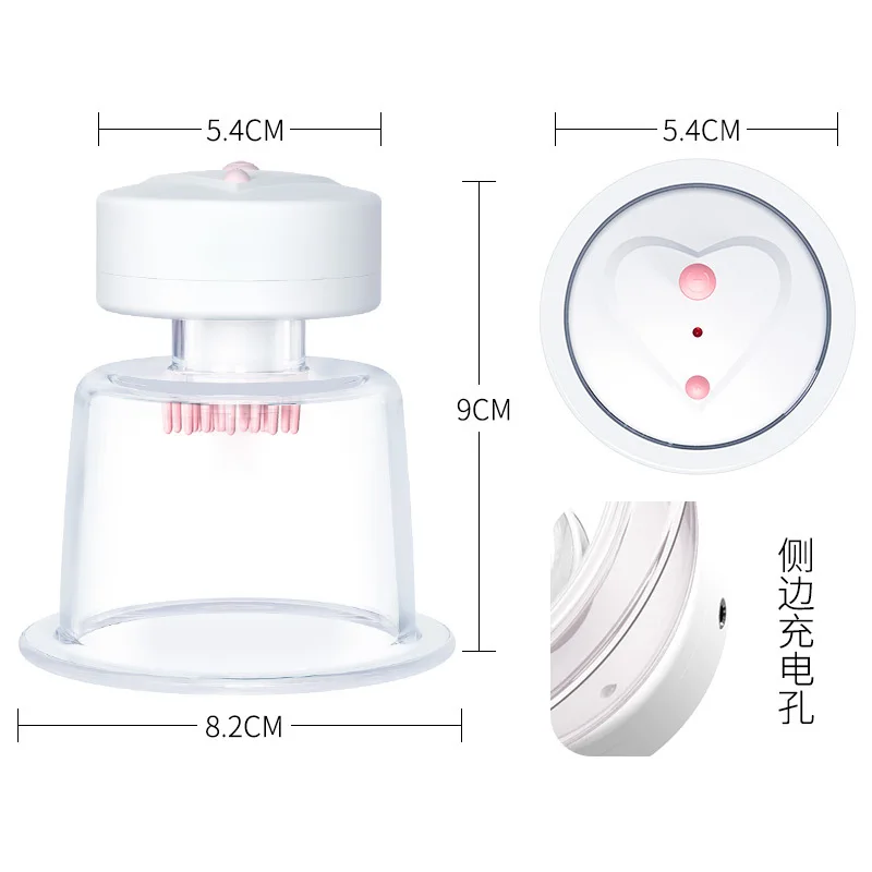 Вращающийся Массажер для сосания груди Женский вибрационный бюстгальтер