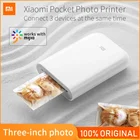 Оригинальный Портативный карманный мини-принтер Xiaomi mijia AR 300dpi для фотографий с возможностью сделай сам, 500 мАч, карманный принтер для рисунков