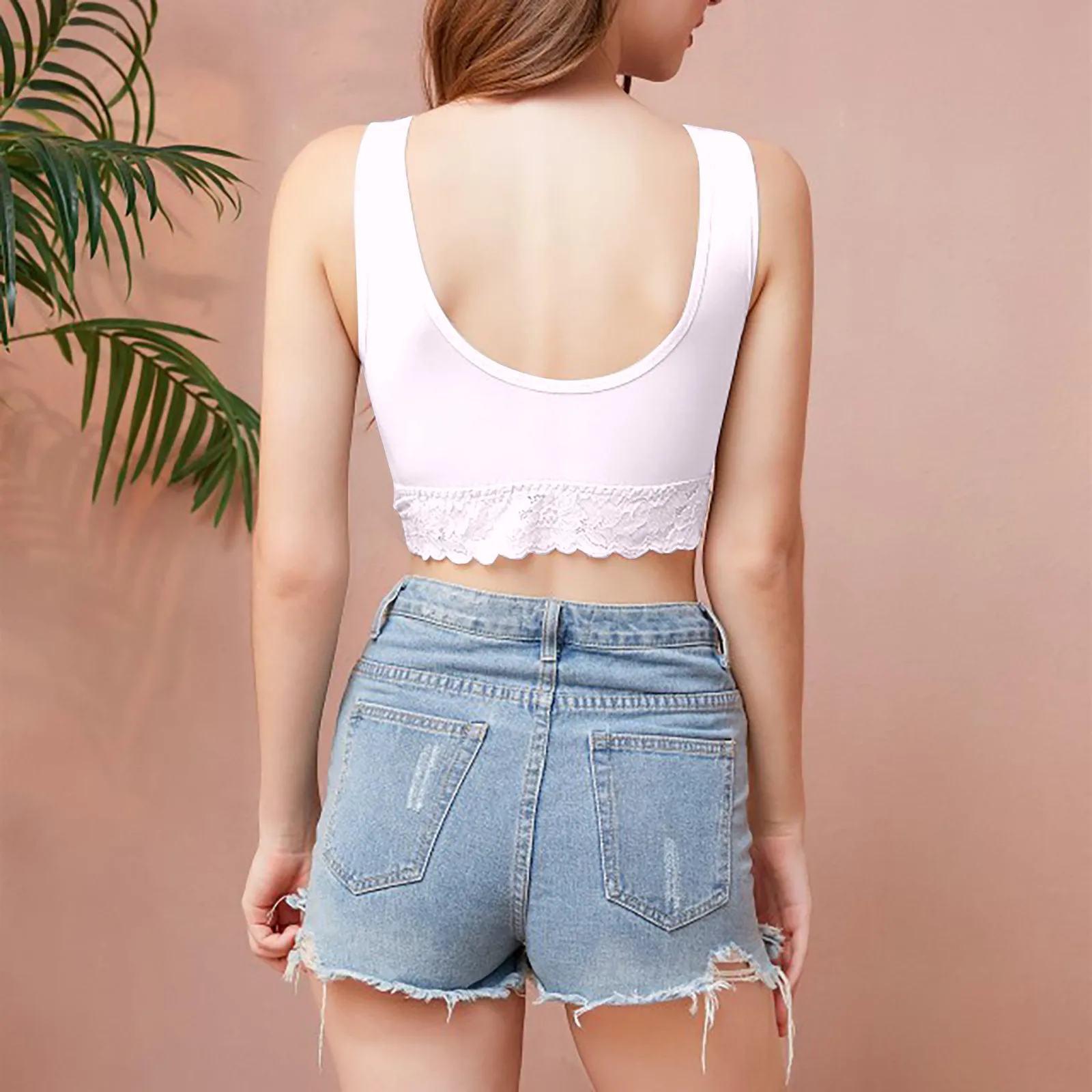 

Woman Sexy Lingerie Solid Front Closure Bras Gather Bralette Female Sexy Lace Breathable Widen Shoulder Straps Sports Underwear