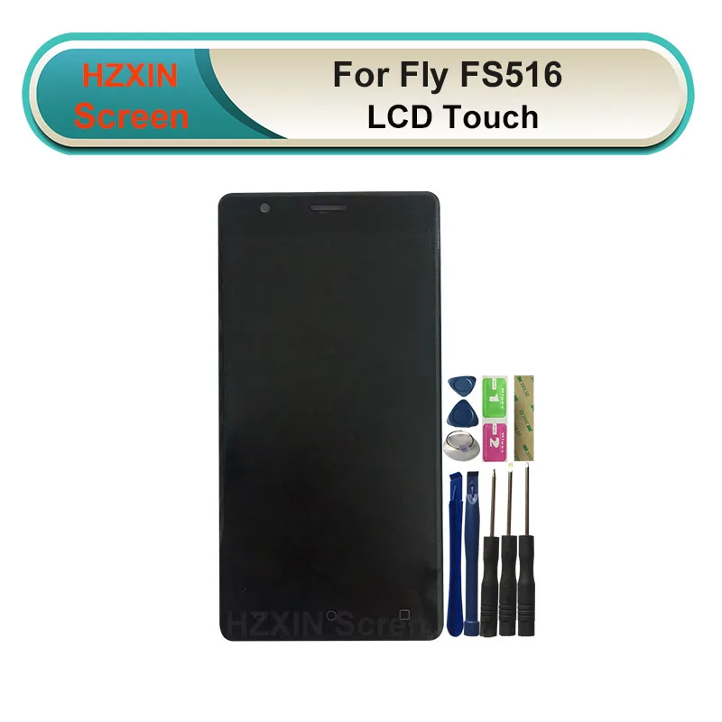 Для Мобильного Телефона Fly FS516 LCD дисплей со стандартной заменой с инструментами |