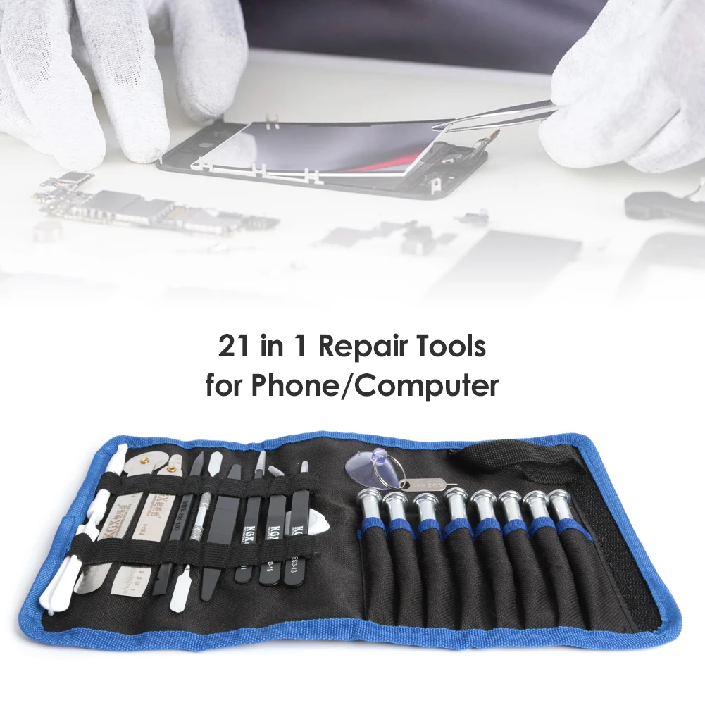 21 in 1 Phone Tablet Laptop Repair Tool Kit Pry Screwdriver Set Hand Tools Disassemble For iPhone iPad | Мобильные телефоны и