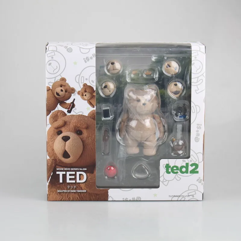 

Anime Movie Revo Series NO.006 TED2 Teddy Bear PVC Action Figure Collectible Model 9cm