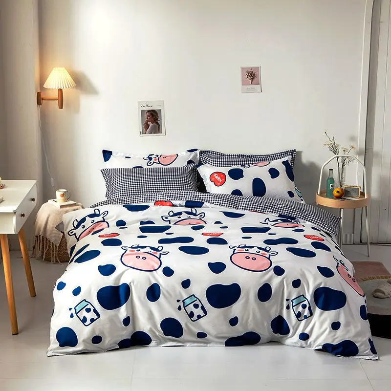 Модное постельное белье для детей пододеяльник + простыни из хлопка наволочки