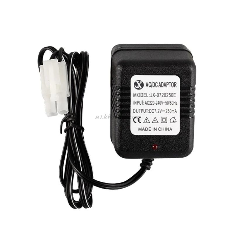 portable smart charger charging adapter for 7 2v ni cd ni mh battery with ket 2p plug for rc remote car toys free global shipping