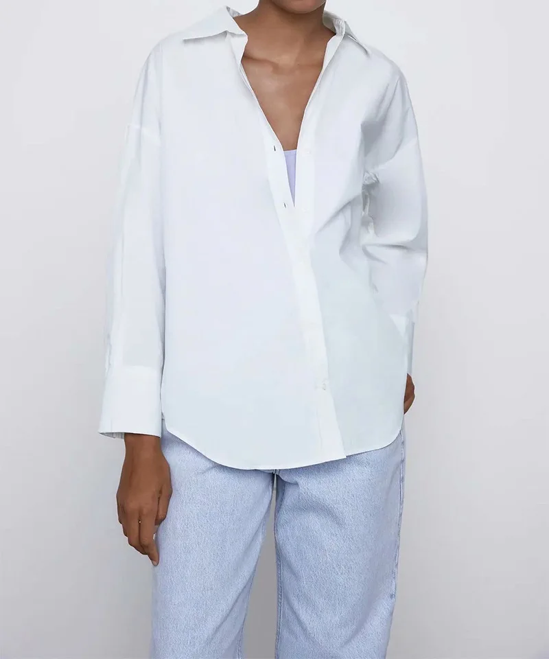 

2021 Summer Women Pink Blouse New Long Sleeve Simple Shirts Office Lady Female Top Single Breasted Turn Down Collar Blouses