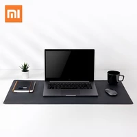 xiaomi extra large pu leather mouse pad natural oak desk mat anti fouling waterproof computer mousepad keyboard table cover