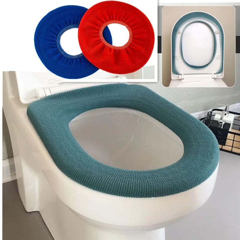 Новинка 1 шт. ванная комната сидение для унитаза моющийся Мягкий теплый коврик