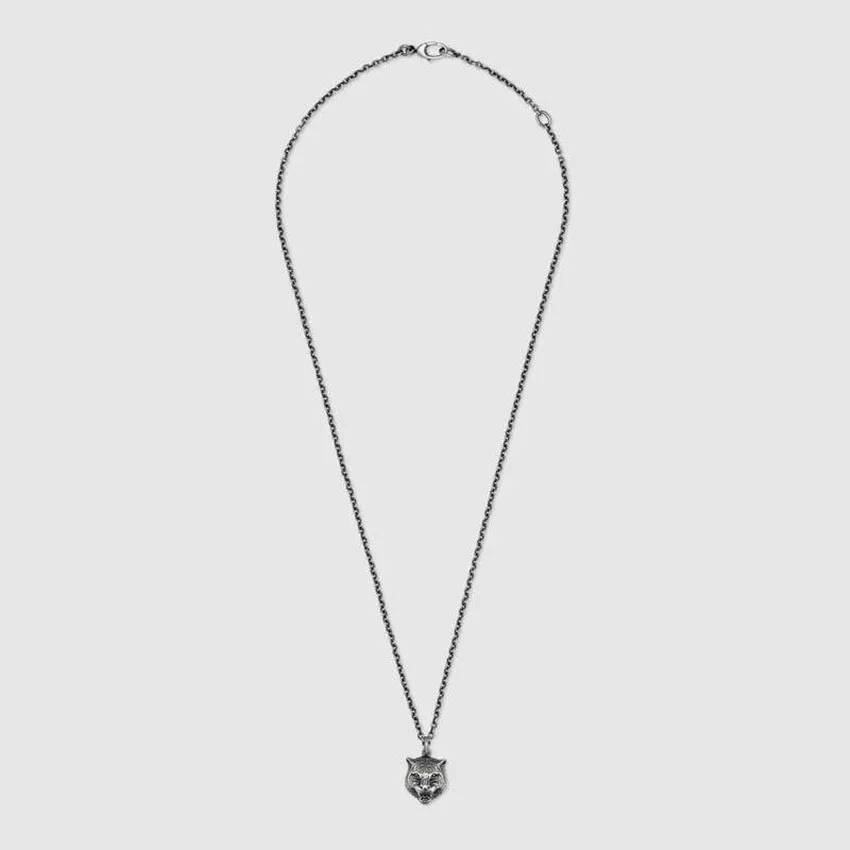 

The new 2021 S925 pure silver classic lady tiger necklace, holiday gifts