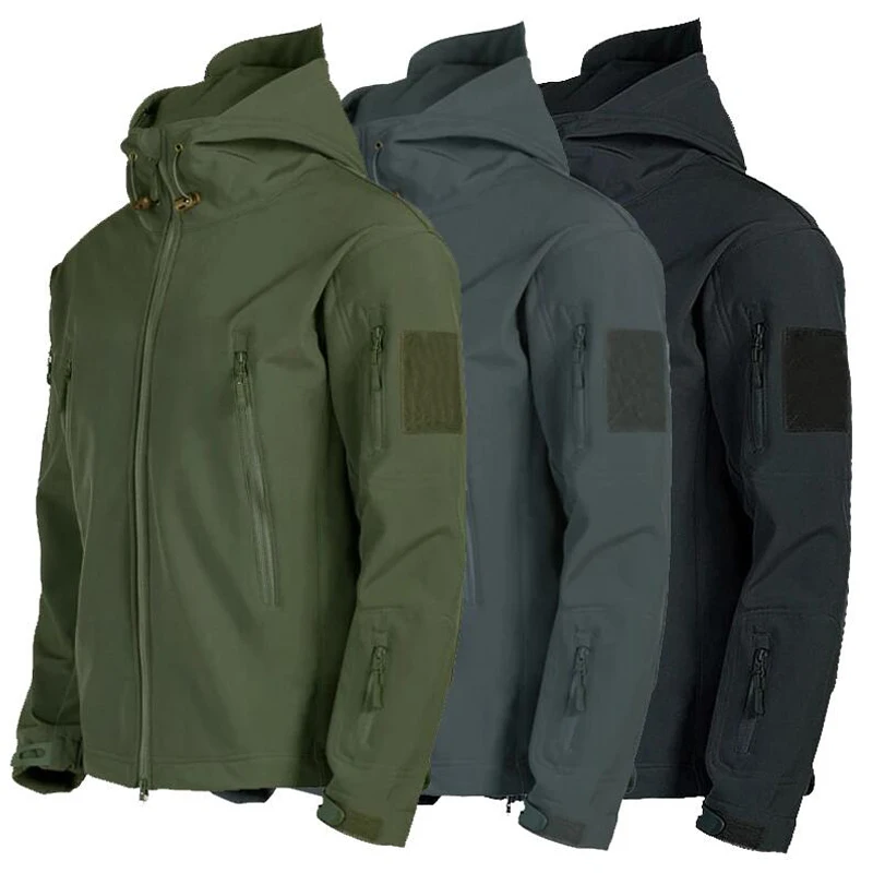 

Outdoor tactical mountaineering jacket, men's soft shell waterproof windbreaker