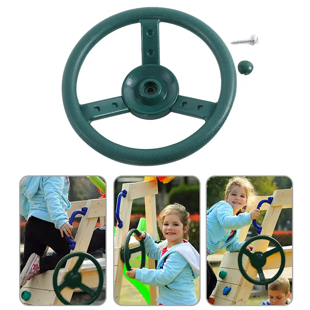 10 дюймовая детская игровая площадка игрушка с рулевым колесом качели набор