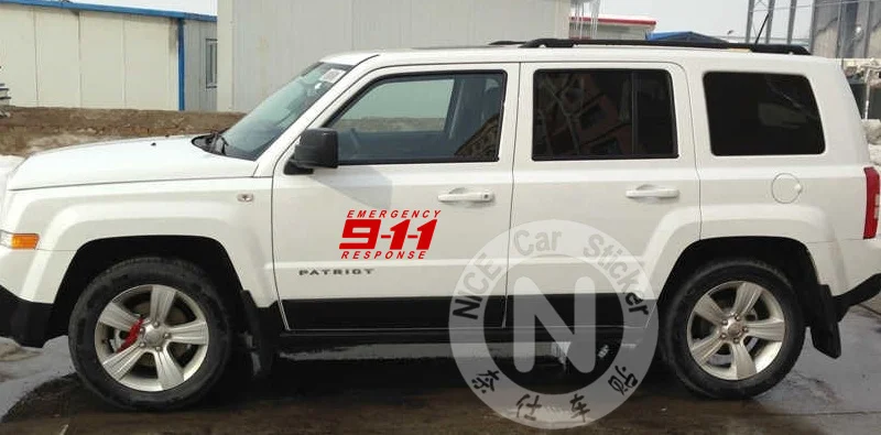 911 полицейская сигнализация вызова аварийный ответ наклейки для автомобиля