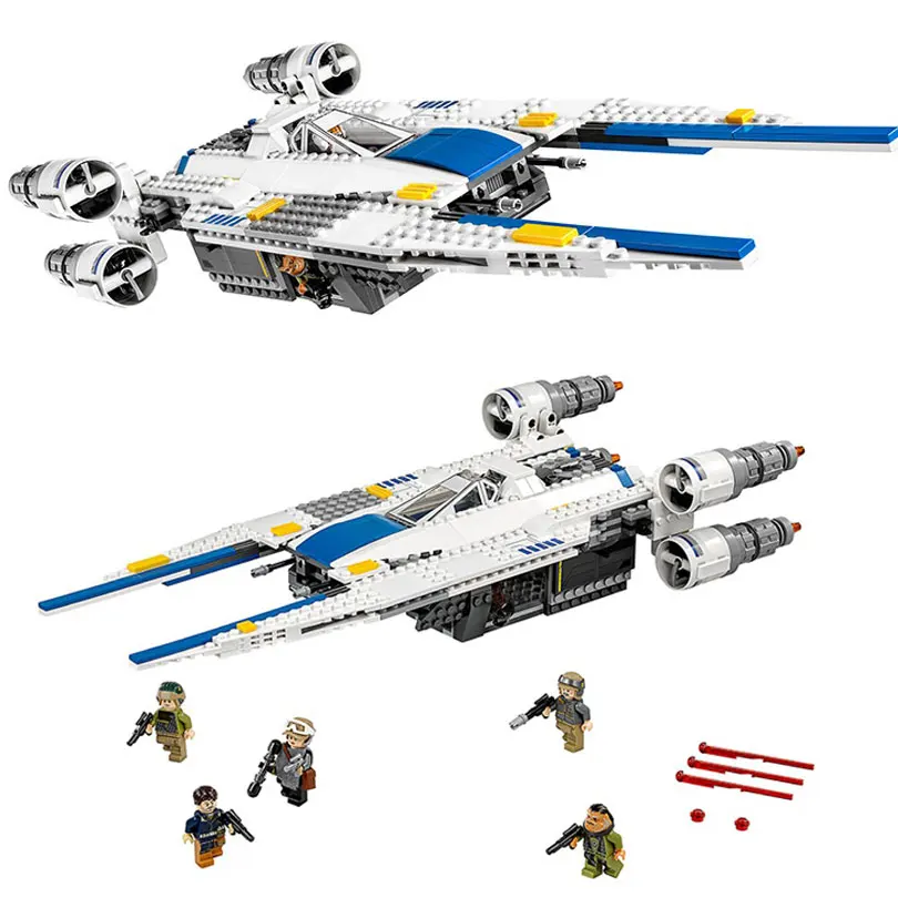 05054 679 шт Звездные войны улица Rebel U Wing Fighter модель самолета строительные блоки кирпичи детские игрушки Рождественский подарок 75155