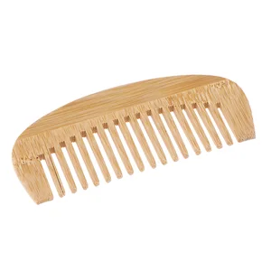 Image for Beard And Hair Comb 100% Natural Bamboo Men's Oily 
