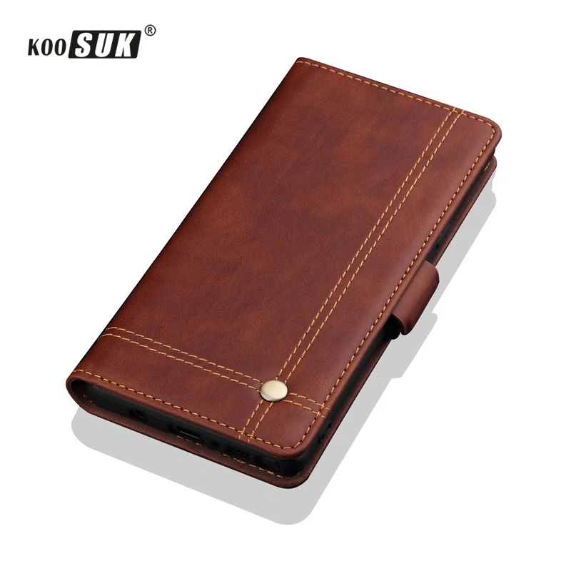 Чехол для телефона в стиле ретро samsung Galaxy Note 10 Plus note10 + кожаный чехол кошелек с