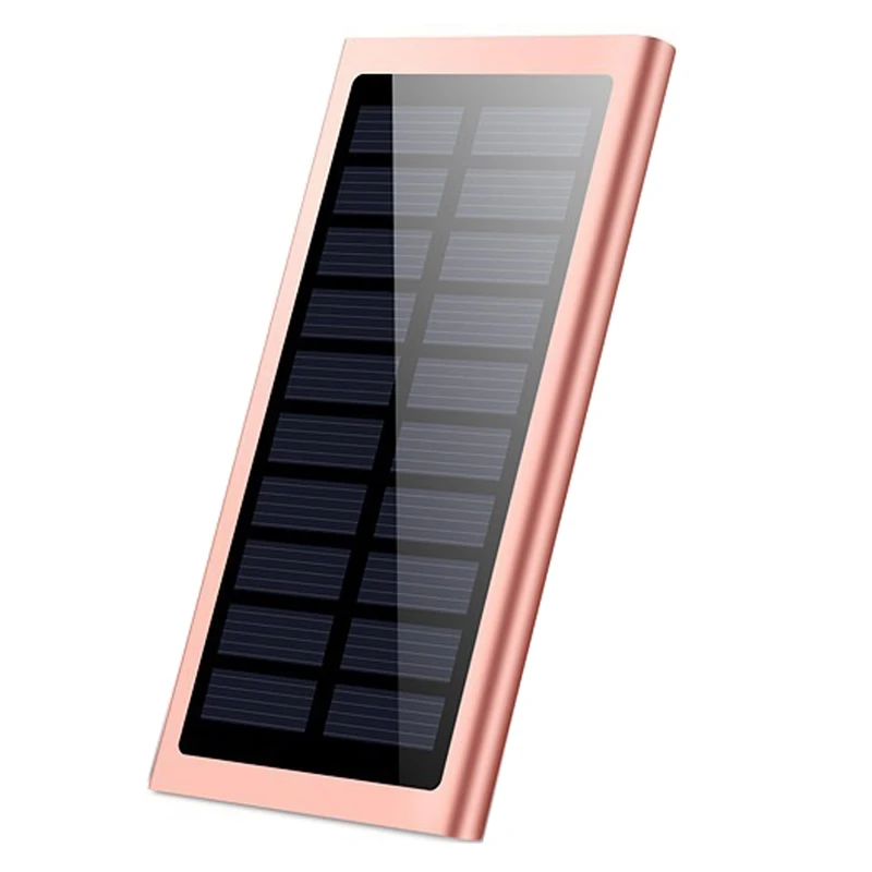 Xiaomi Solar power Bank 30000 мАч 2 USB Батарея банк Аксессуары для мобильных телефонов Карманный Портативный купить 2 получить скидку 10% дропшиппинг - Цвет: Red 10000mAh