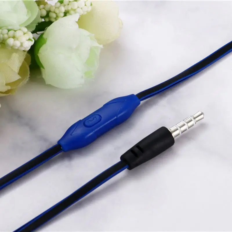 

4 Colors Universal In-ear Braided Rope Earplugs Portable Earphone Wiring Wired Cloth Rope Subwoofer Head phones High Quality