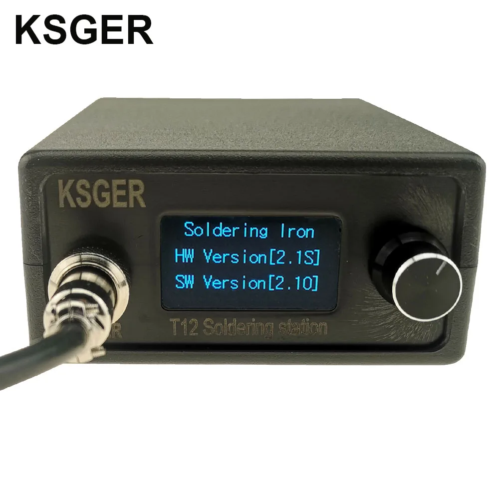 KSGER T12 паяльная станция STM32 V2.1S OLED DIY 907 ручка электрические инструменты регулятор
