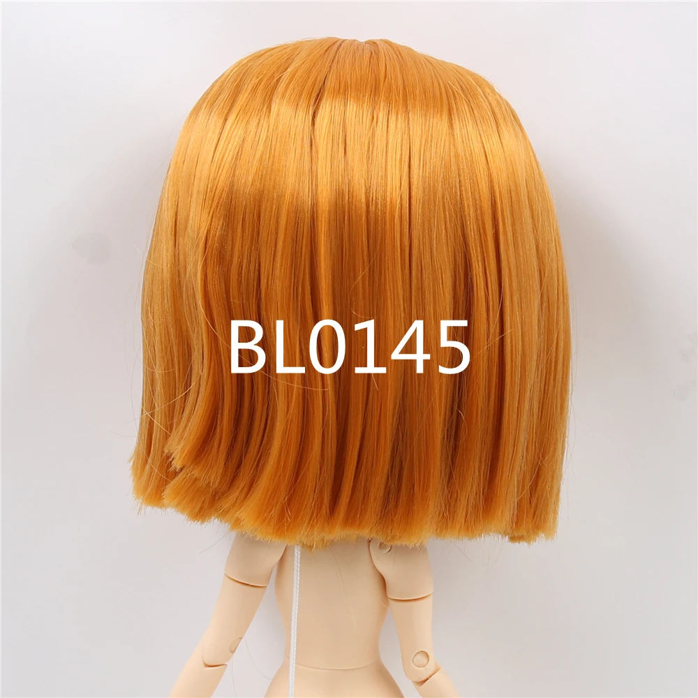 DBS blyth кукла icy RBL парики для головы оранжевые волосы прямые короткие DIY Аниме парик