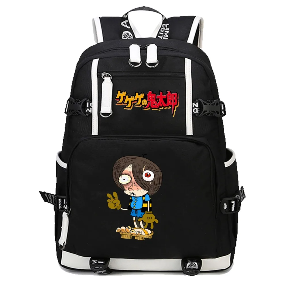 

anime GeGeGe no Kitaro Backpack cosplay Laptop bag Shoulder Travel Bags Student Boobkag canvas Packsack women men Knapsack