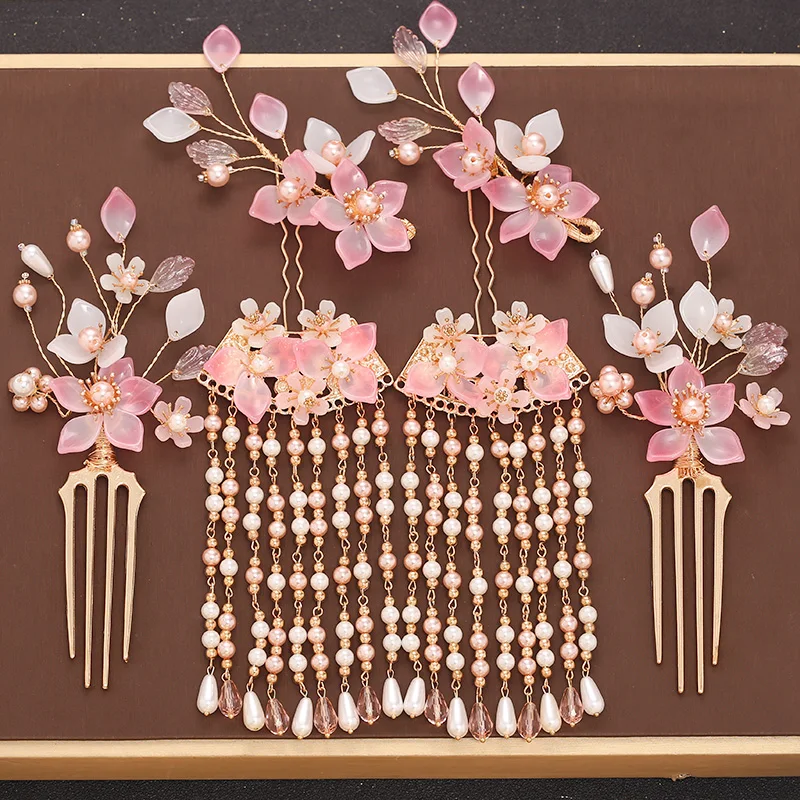 

Headdress for Han Chinese Clothing Tassel Tuinga Hairpin Accessories Ancient Style Crown Hair Accessories