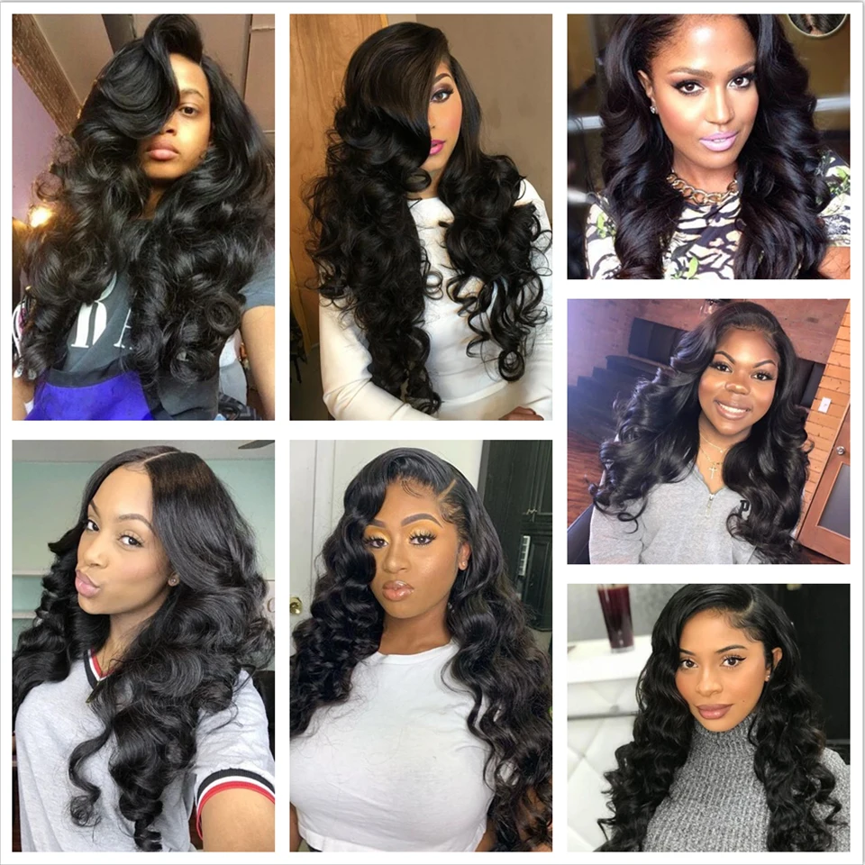 

Angelbella Loose Wave Bundles With Frontal Brazilian Human Hair Bundles With Frontal ForWomen Remy Hair Bundles With Frontal
