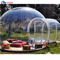 trade show inflatable transparent igloo tent mobile inflatable bubble dome tent with entrance
